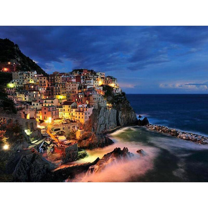 Cliffside Town - Van-Go Paint-By-Numbers Kit | Stornfield