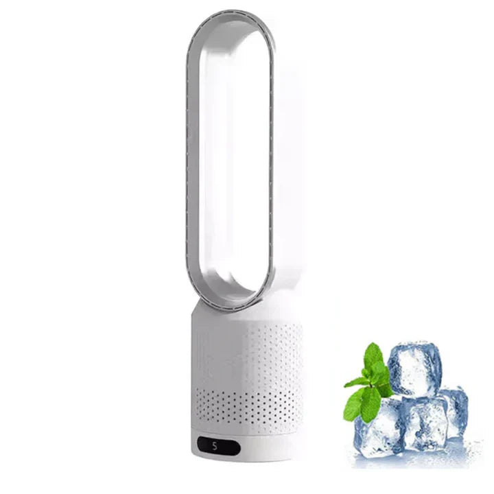 Portable Bladeless Fan with Air Purification and Remote Control | Stornfield