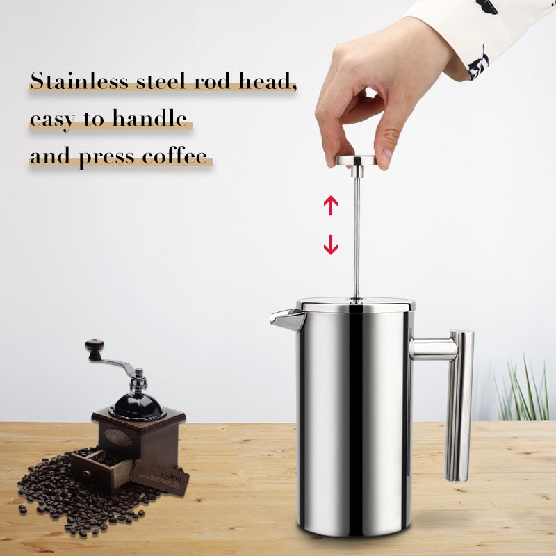 Coffee Maker French Press Stainless Steel Espresso Coffee Machine | Stornfield