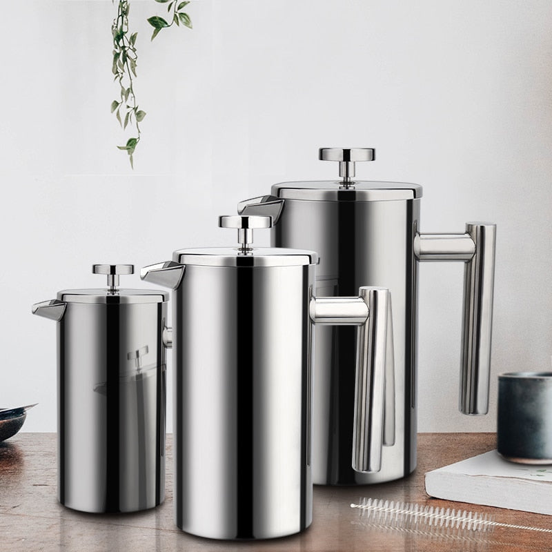 Coffee Maker French Press Stainless Steel Espresso Coffee Machine | Stornfield