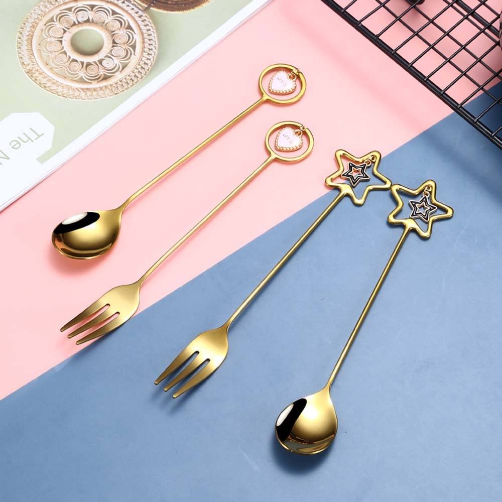 Coffee Spoon Dessert Spoon With Pretty Pendant Creative Tableware | Stornfield