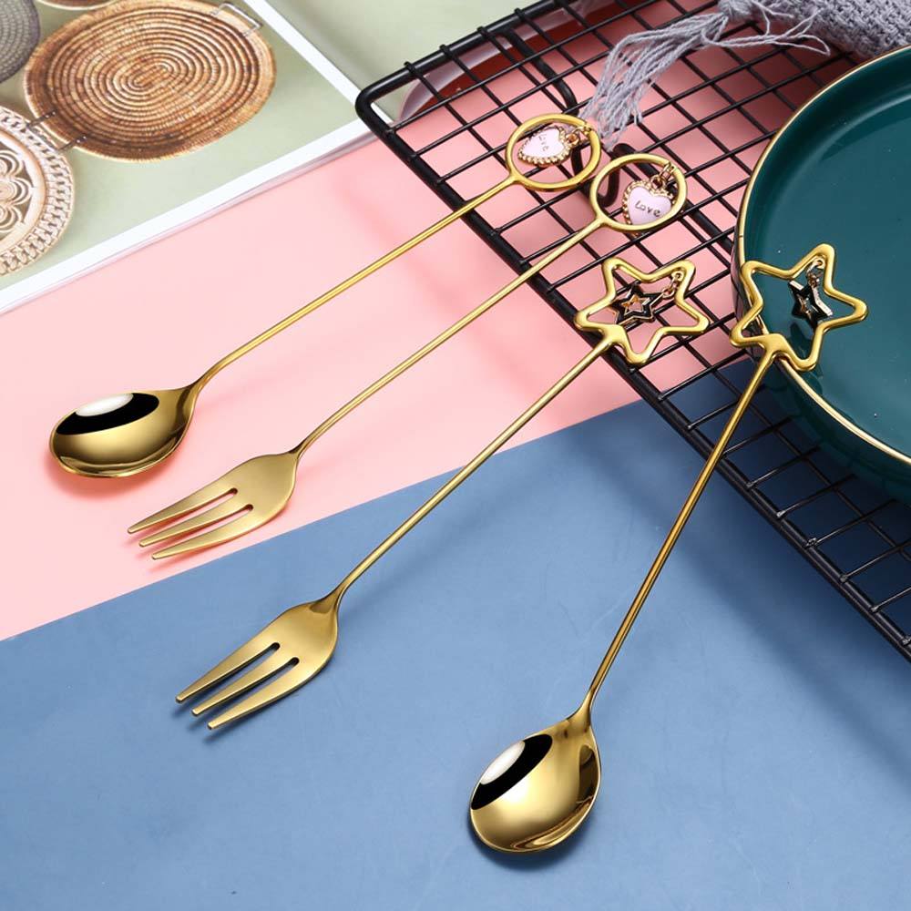 Coffee Spoon Dessert Spoon With Pretty Pendant Creative Tableware | Stornfield