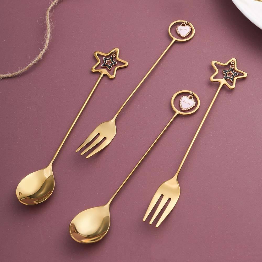 Coffee Spoon Dessert Spoon With Pretty Pendant Creative Tableware | Stornfield