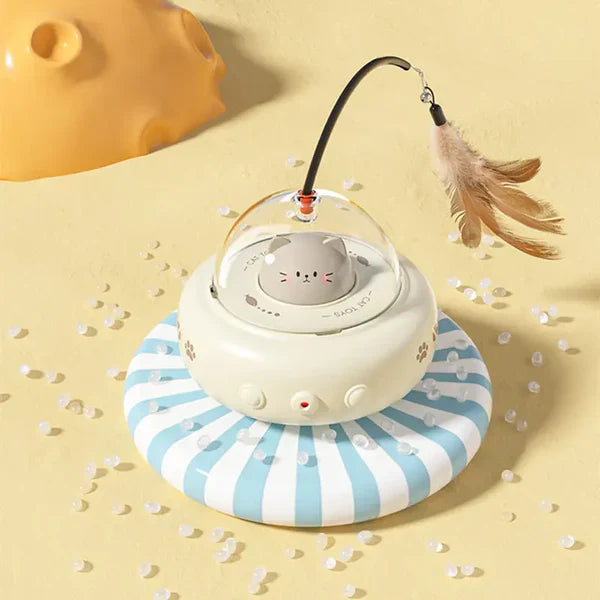 Smartest cat toy with LED laser & feather Stornfield