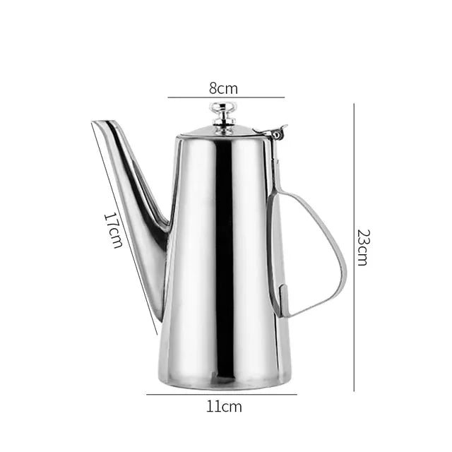 Cold Kettle Tea Set Long Mouth Soup Kettle Stainless Steel Teapot | Stornfield