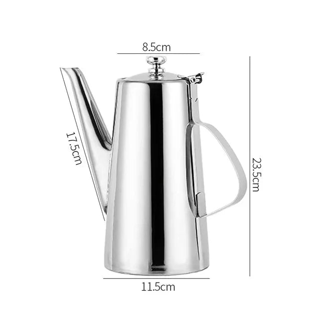 Cold Kettle Tea Set Long Mouth Soup Kettle Stainless Steel Teapot | Stornfield
