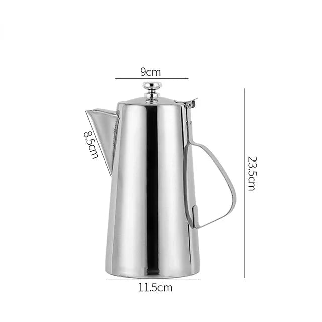 Cold Kettle Tea Set Long Mouth Soup Kettle Stainless Steel Teapot | Stornfield