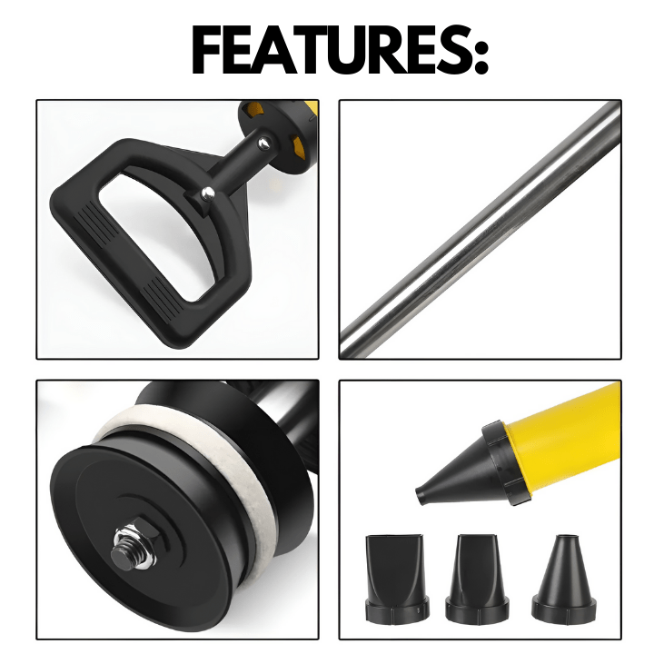 Sealant gun with 4 nozzles for silicone work | Stornfield