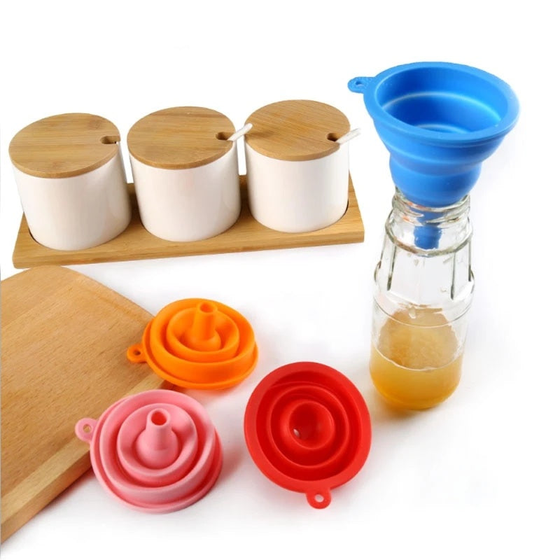 Collapsible Kitchen Funnel for Liquid Transfer | Stornfield