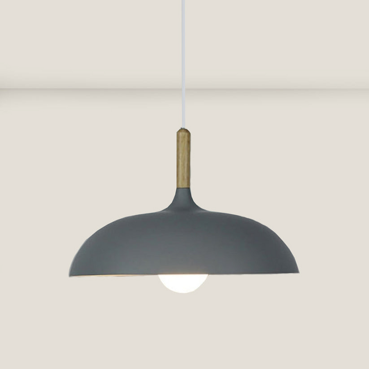 Oak wood ceiling light in Nordic design – LED wood plafond lamp | Stornfield