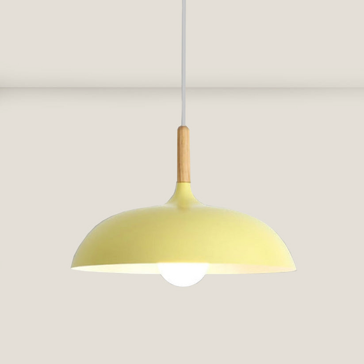 Oak wood ceiling light in Nordic design – LED wood plafond lamp | Stornfield