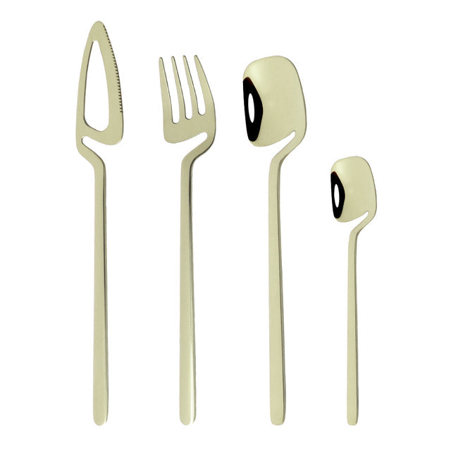 Colorful Flatware Cutlery Set Knife Fork Tea Spoon Dinner Tableware | Stornfield