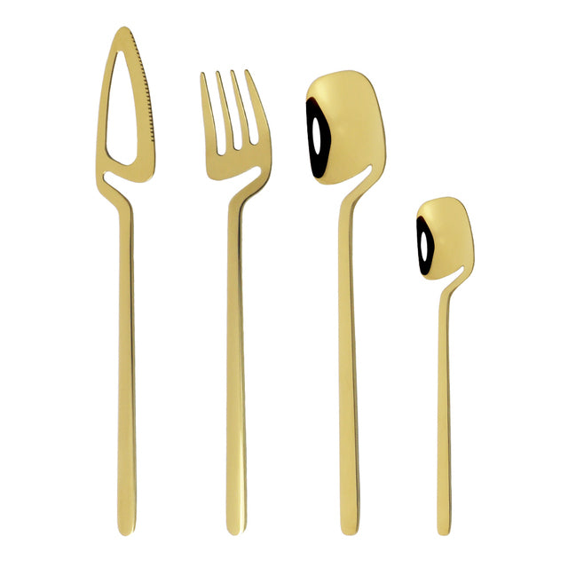 Colorful Flatware Cutlery Set Knife Fork Tea Spoon Dinner Tableware | Stornfield