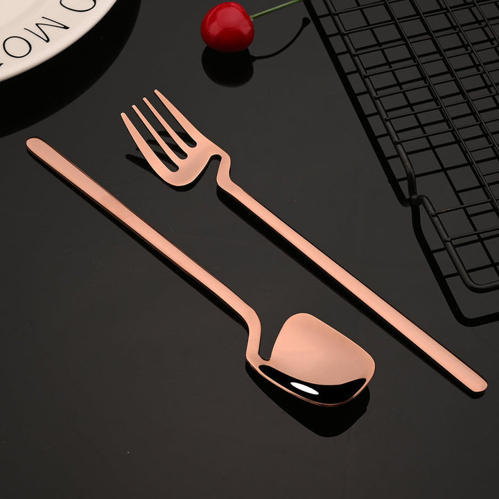 Colorful Flatware Cutlery Set Knife Fork Tea Spoon Dinner Tableware | Stornfield