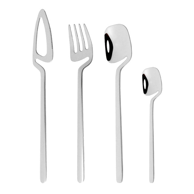 Colorful Flatware Cutlery Set Knife Fork Tea Spoon Dinner Tableware | Stornfield