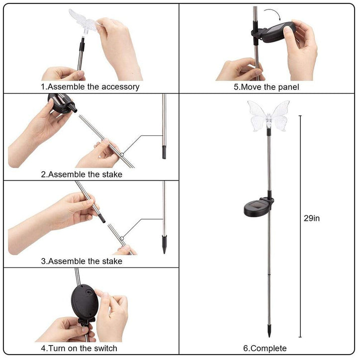 Stornfield | "Colorful Flies" Solar LED Garden Lights