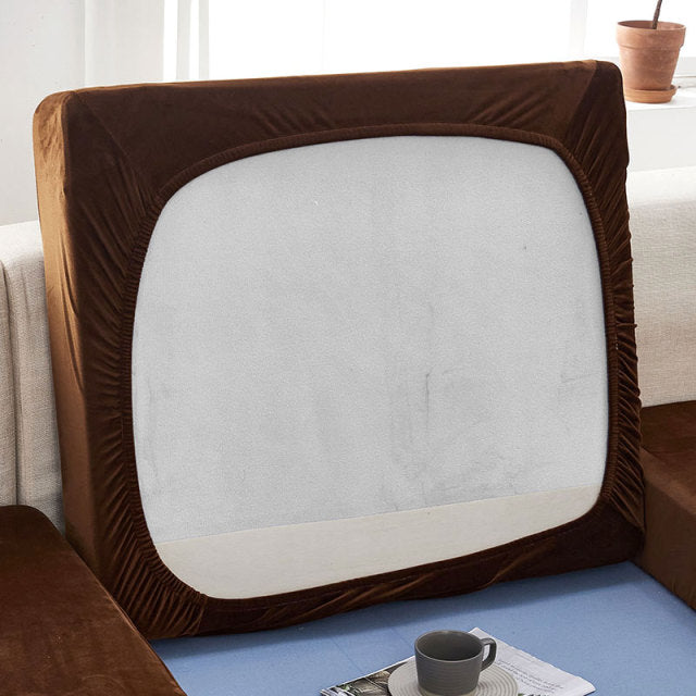 Colorful High Quality Seat Cushion Cover Thick Solid Sofa Slipcovers Furniture Protector | Stornfield