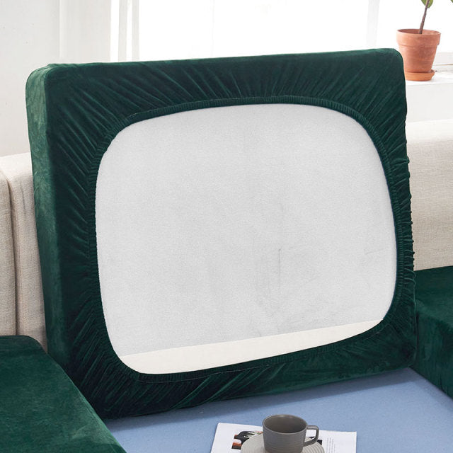 Colorful High Quality Seat Cushion Cover Thick Solid Sofa Slipcovers Furniture Protector | Stornfield