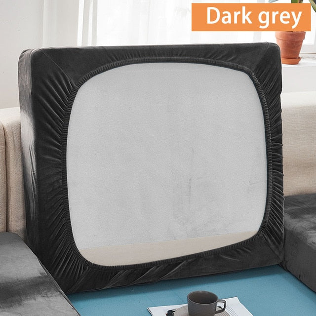 Colorful High Quality Seat Cushion Cover Thick Solid Sofa Slipcovers Furniture Protector | Stornfield