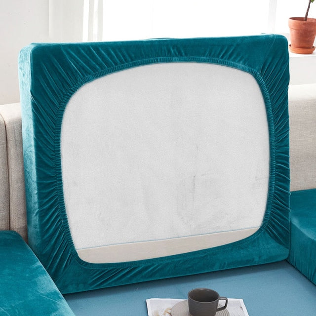 Colorful High Quality Seat Cushion Cover Thick Solid Sofa Slipcovers Furniture Protector | Stornfield