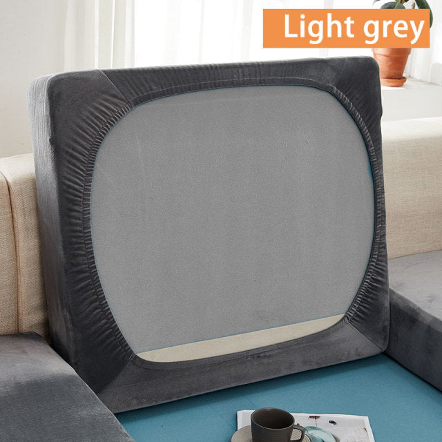Colorful High Quality Seat Cushion Cover Thick Solid Sofa Slipcovers Furniture Protector | Stornfield