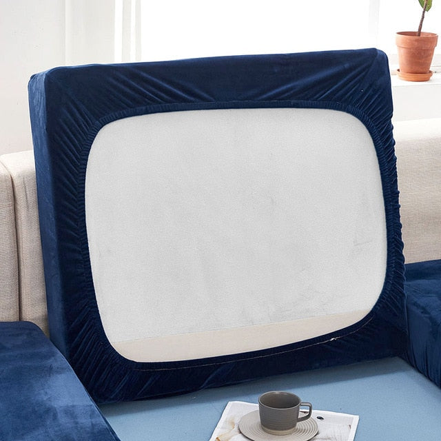 Colorful High Quality Seat Cushion Cover Thick Solid Sofa Slipcovers Furniture Protector | Stornfield