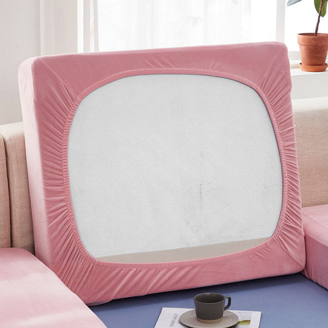 Colorful High Quality Seat Cushion Cover Thick Solid Sofa Slipcovers Furniture Protector | Stornfield