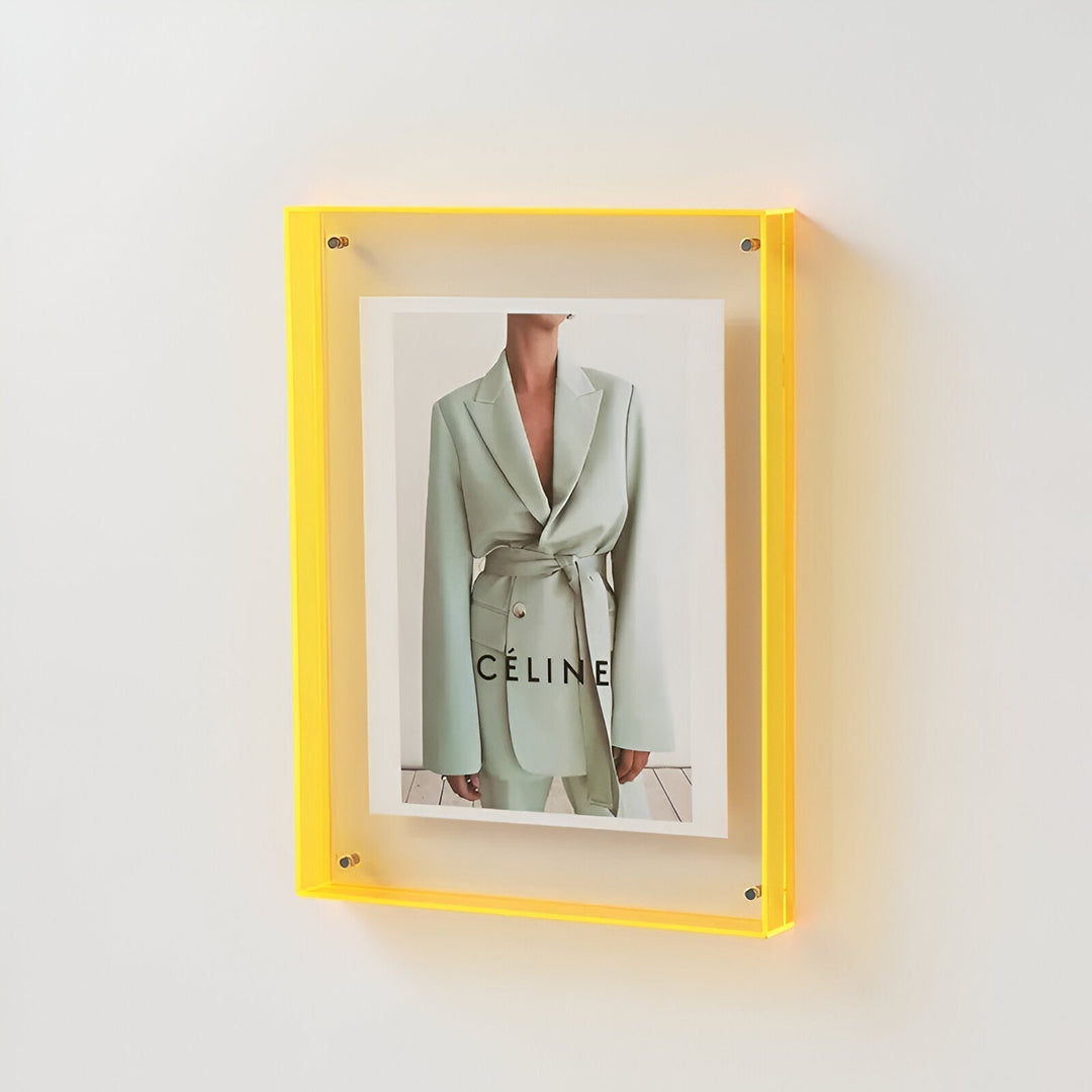 Stornfield | Colorful Transparent Acrylic Frame for Modern Displays