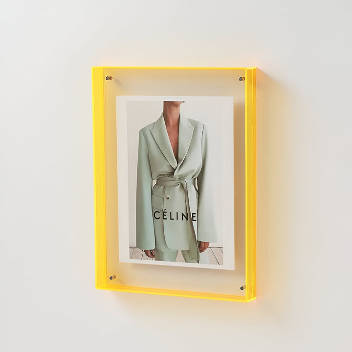 Stornfield | Colorful Transparent Acrylic Frame for Modern Displays