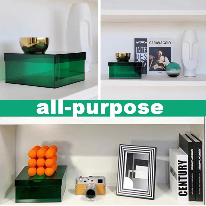 Stornfield | Colorful Acrylic Storage Box with Lid