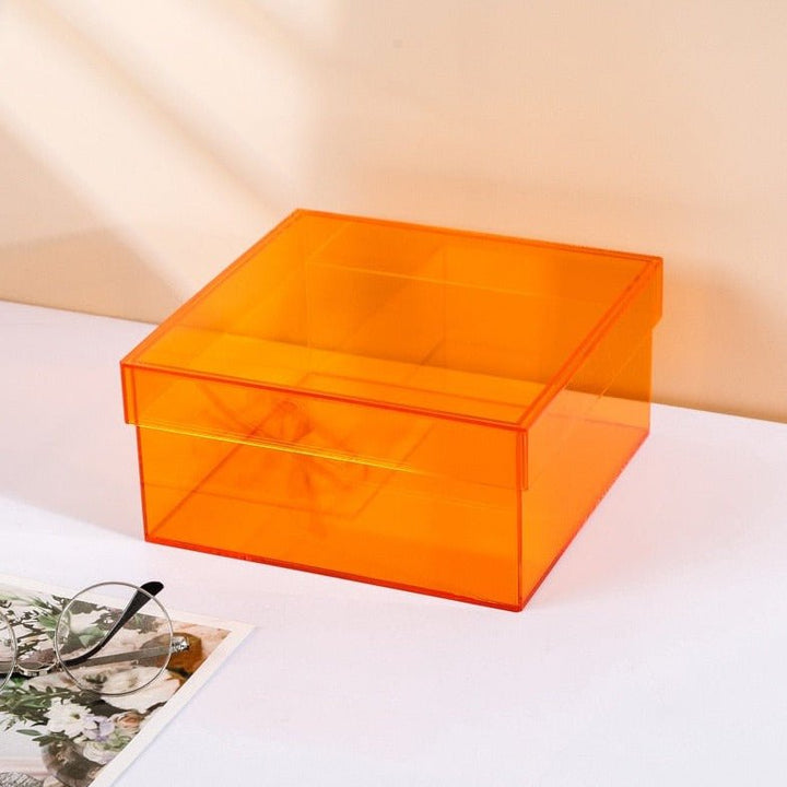 Stornfield | Colorful Acrylic Storage Box with Lid