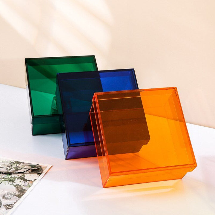 Stornfield | Colorful Acrylic Storage Box with Lid
