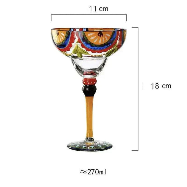 Stornfield | Coloured Margarita Glass