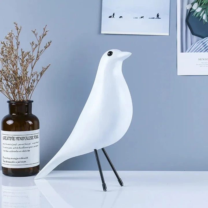 Colourful Novelty Bird House Ornament Resin Sculpture Decor | Stornfield