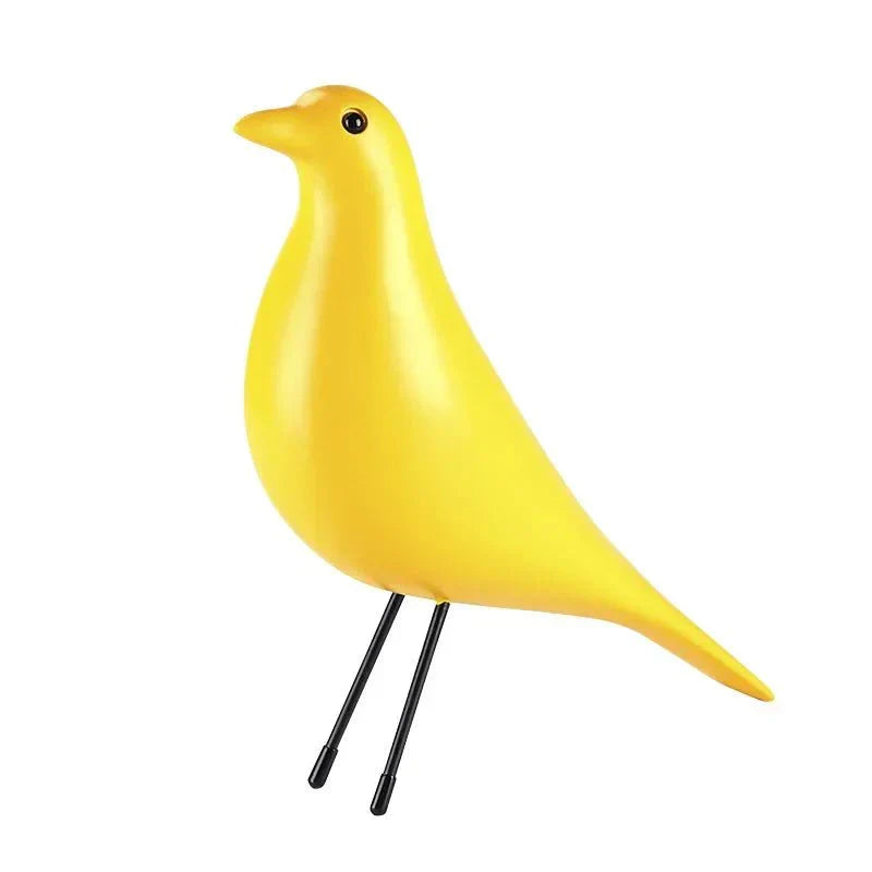 Colourful Novelty Bird House Ornament Resin Sculpture Decor | Stornfield