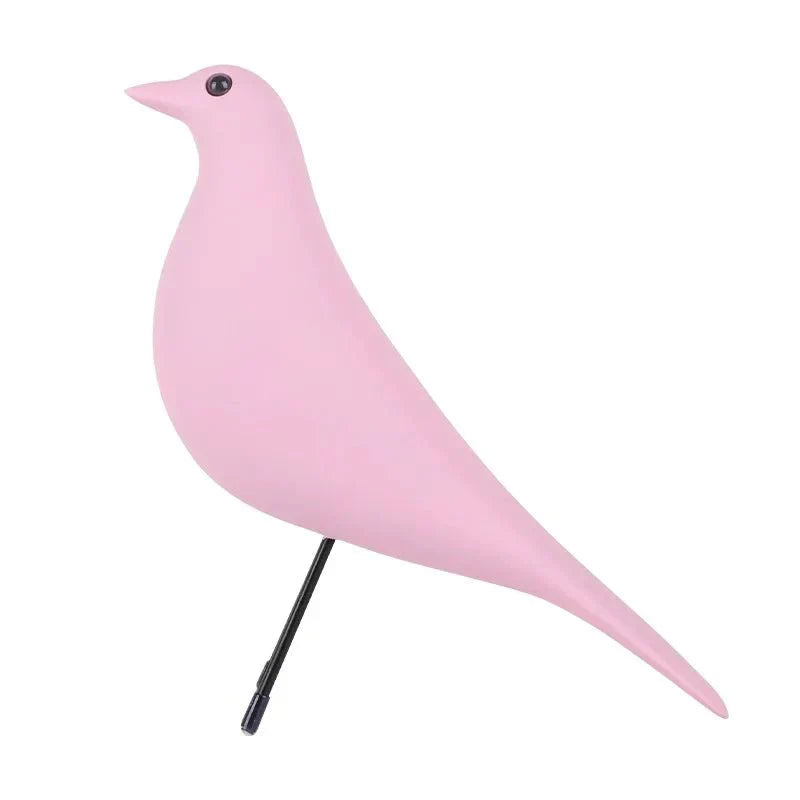 Colourful Novelty Bird House Ornament Resin Sculpture Decor | Stornfield