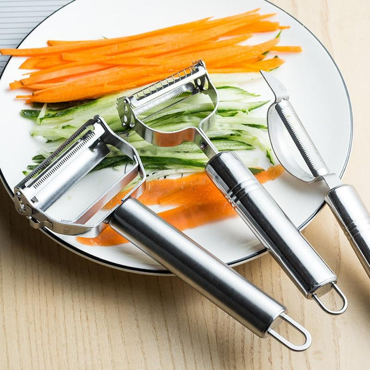 Comfortable Handle Multi-Function Ultra Sharp Stainless Steel Vegetable Peeler | Stornfield