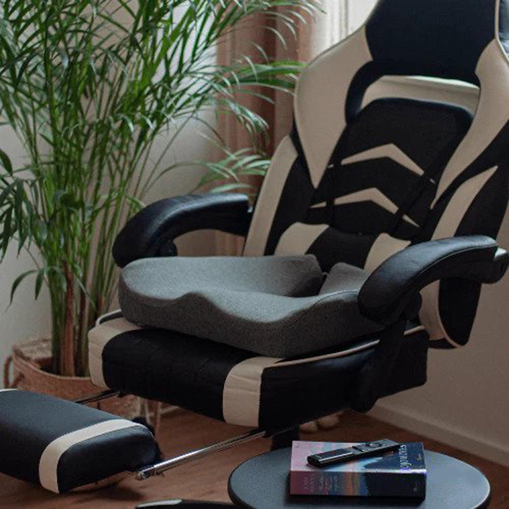 ErgoRelief Seat Cushion – Ergonomic Memory Foam Cushion for Back and Coccyx | Stornfield