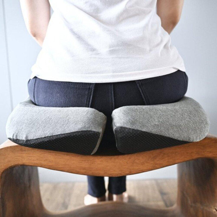 ErgoRelief Seat Cushion – Ergonomic Memory Foam Cushion for Back and Coccyx | Stornfield