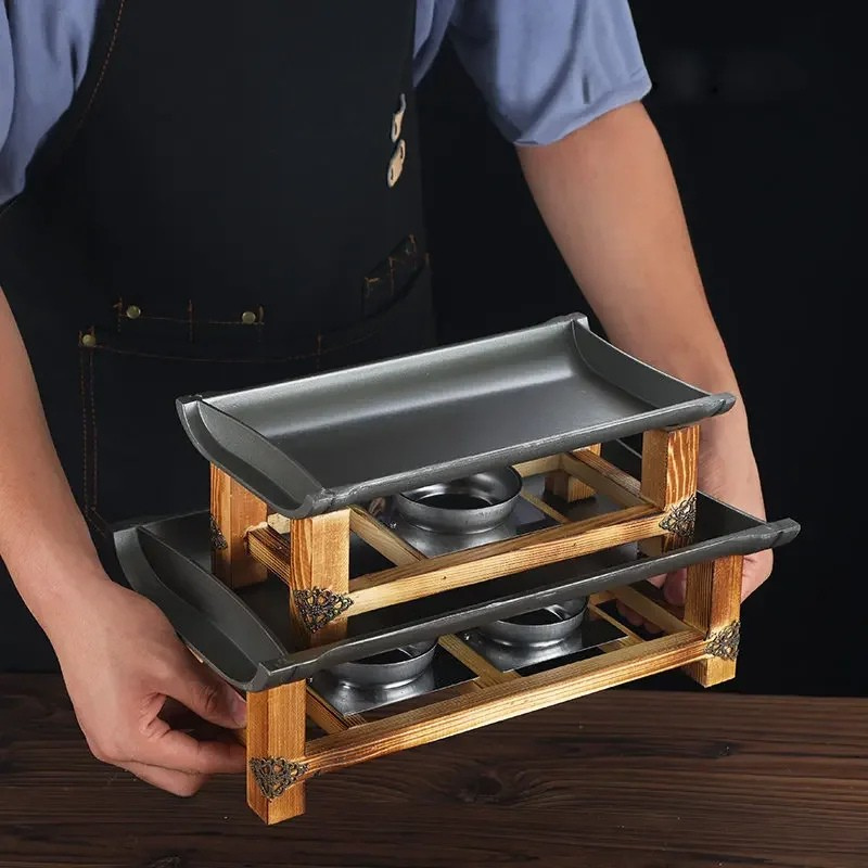 Commercial Non-stick BBQ Plate Baking Pan Grilled Fish Iron Plate | Stornfield