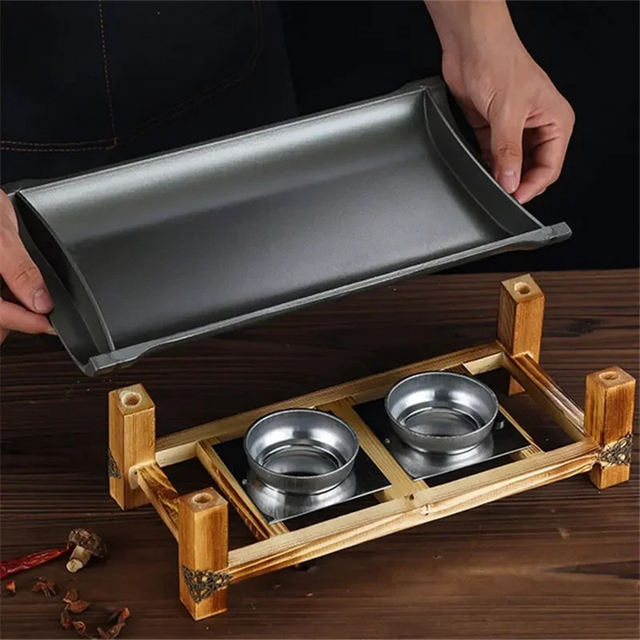 Commercial Non-stick BBQ Plate Baking Pan Grilled Fish Iron Plate | Stornfield