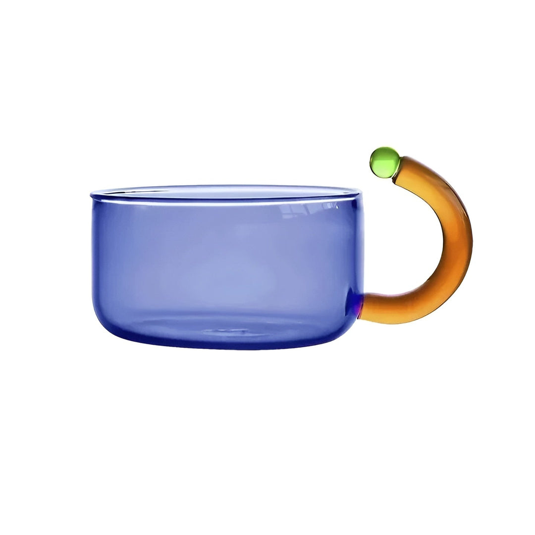 Transparent Teapot & Cups – Stylish Set in Contrasting Colors | Stornfield