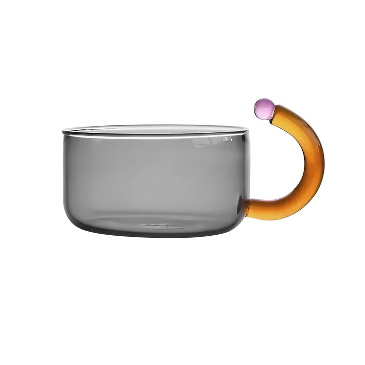 Transparent Teapot & Cups – Stylish Set in Contrasting Colors | Stornfield