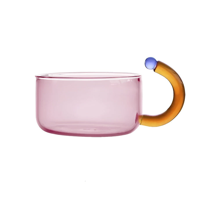 Transparent Teapot & Cups – Stylish Set in Contrasting Colors | Stornfield
