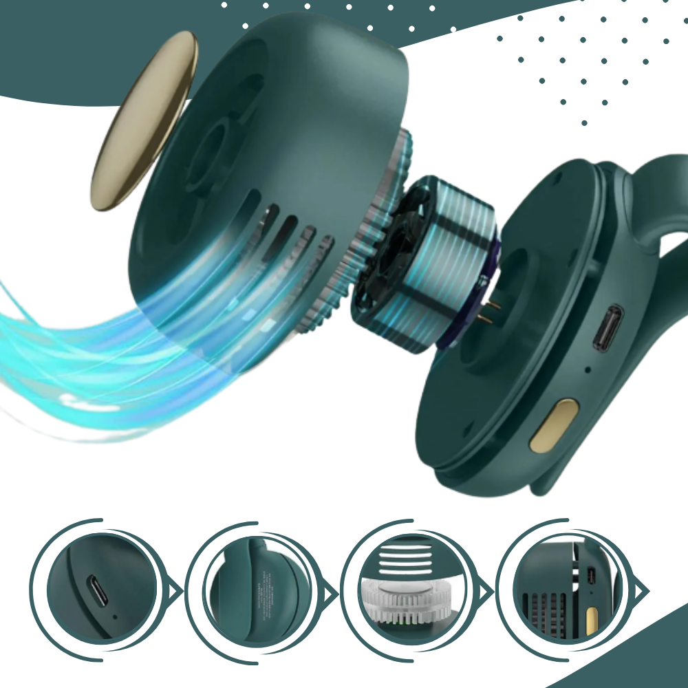 Conveniently Discreet 360 Clip On Fan | Stornfield