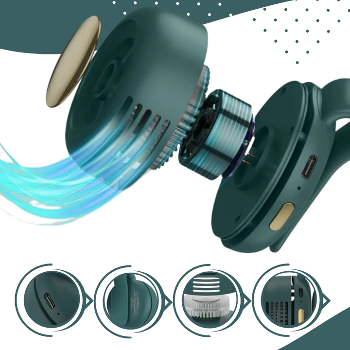 Conveniently Discreet 360 Clip On Fan | Stornfield