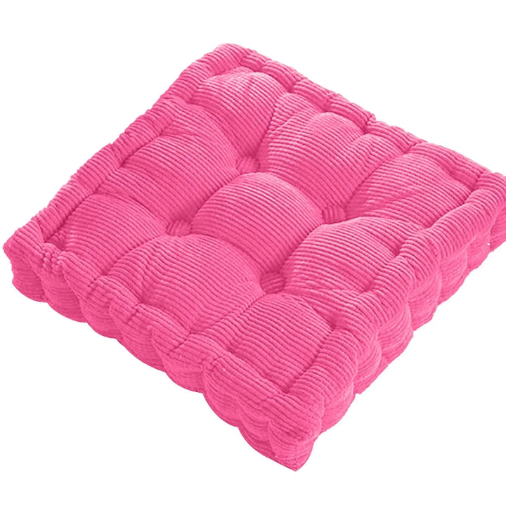 Corduroy Meditation Floor Cushion - Modern Cotton Seat 40x40cm | Stornfield