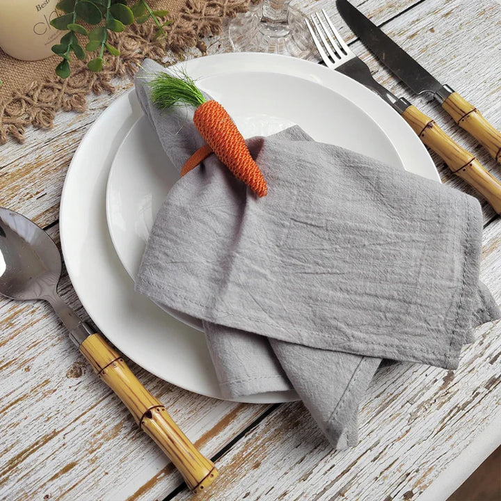 Set of 10 Plain Cotton Table Napkins | Stornfield