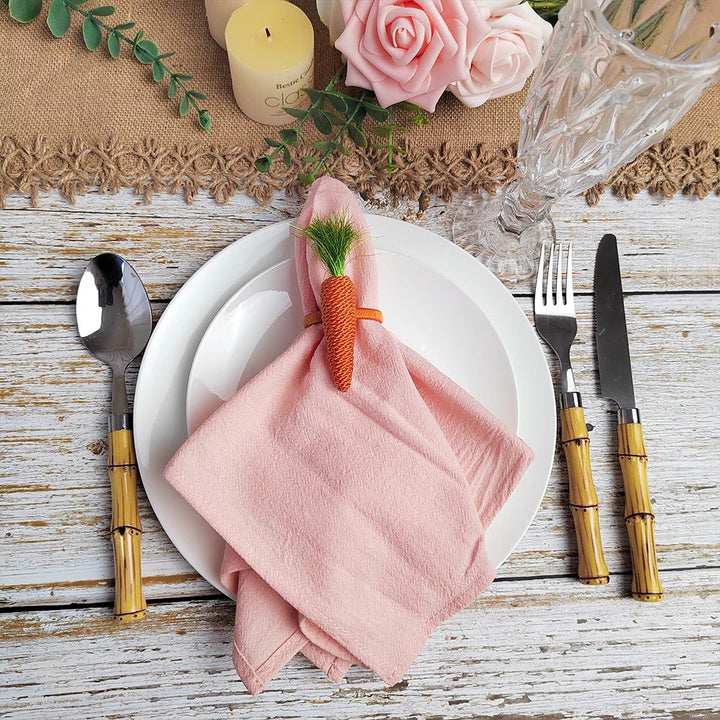 Set of 10 Plain Cotton Table Napkins | Stornfield