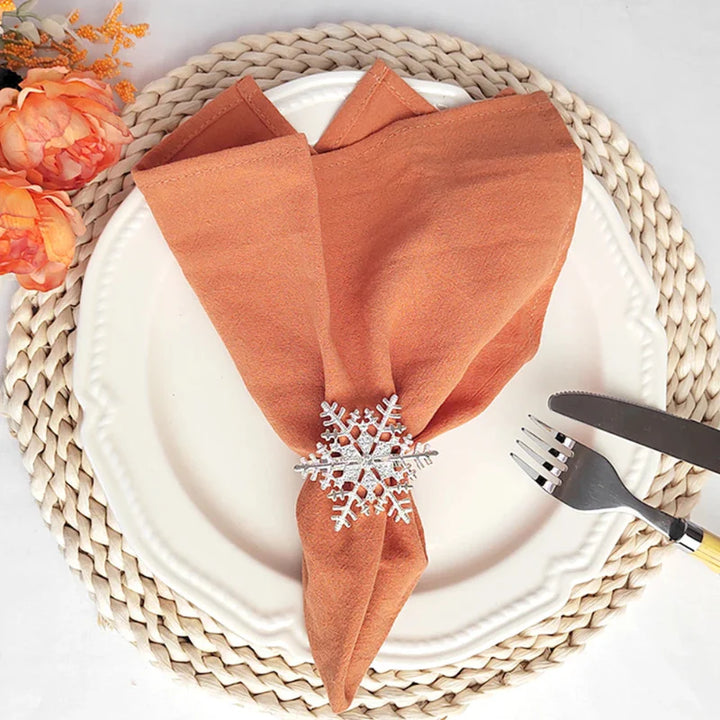 Set of 10 Plain Cotton Table Napkins | Stornfield